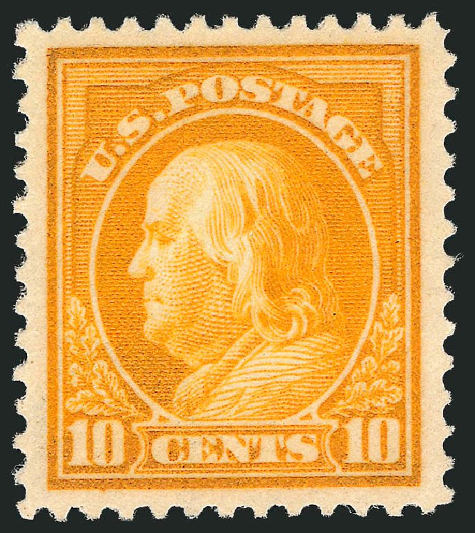 Price of US Stamps Scott Cat. # 416 - 10c 1912 Franklin Perf 12. Robert Siegel Auction Galleries, Mar 2012, Sale 1019, Lot 797