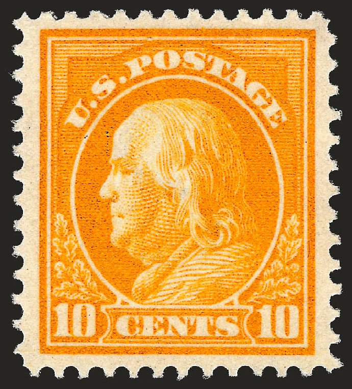 Prices of US Stamps Scott Catalogue #416 - 10c 1912 Franklin Perf 12. Robert Siegel Auction Galleries, Sep 2008, Sale 962, Lot 2715