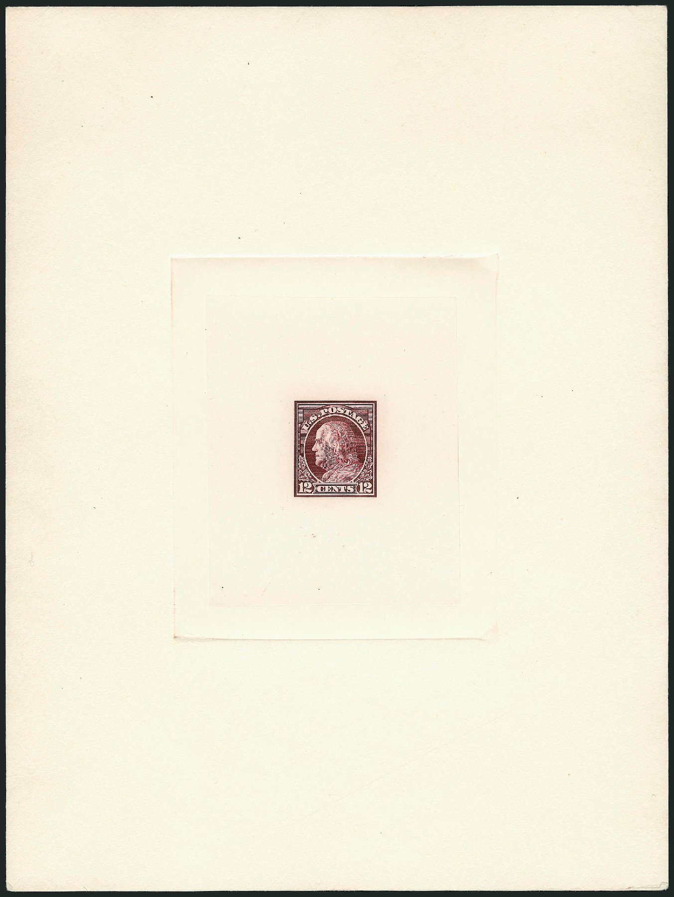 US Stamps Values Scott Cat. #417: 1914 12c Franklin Perf 12. Robert Siegel Auction Galleries, Jun 2015, Sale 1105, Lot 2650