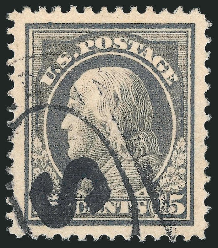 Value of US Stamp Scott Cat. #418: 15c 1912 Franklin Perf 12. Robert Siegel Auction Galleries, Oct 2012, Sale 1032, Lot 3521