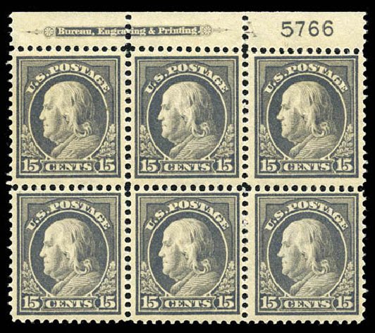 Price of US Stamp Scott Catalog # 418: 1912 15c Franklin Perf 12. Matthew Bennett International, Mar 2012, Sale 344, Lot 4573