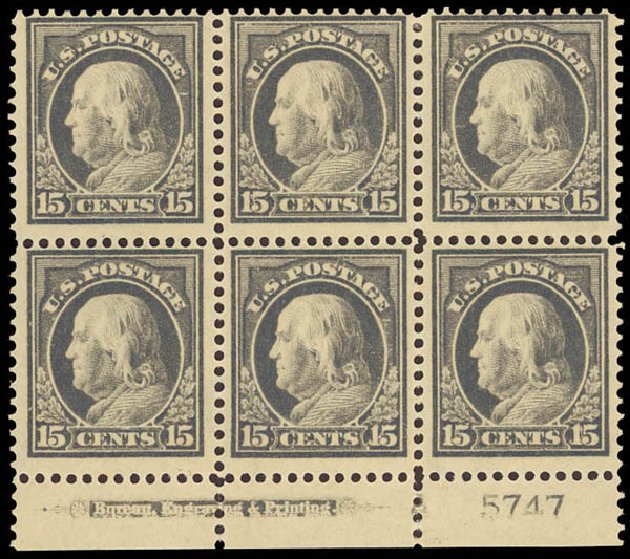 Costs of US Stamp Scott #418 - 15c 1912 Franklin Perf 12. Daniel Kelleher Auctions, Aug 2012, Sale 631, Lot 1186