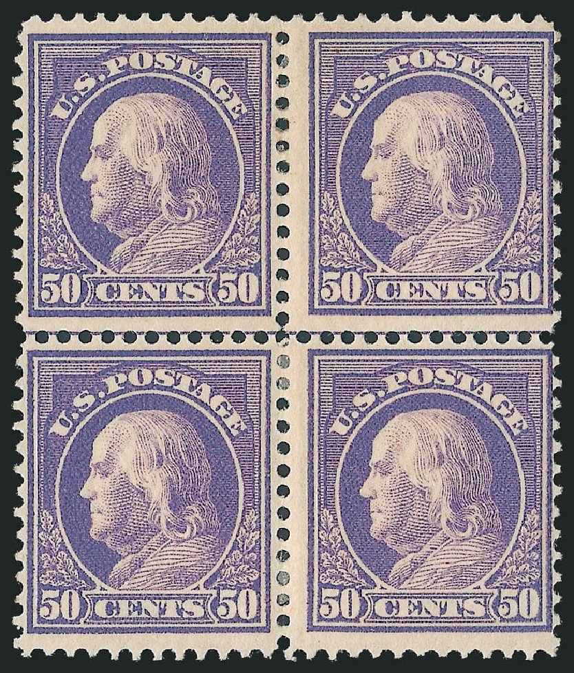 US Stamp Value Scott Catalog #422 - 1914 50c Franklin Perf 12. Robert Siegel Auction Galleries, Mar 2013, Sale 1040, Lot 1797