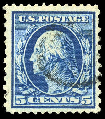 Values of US Stamp Scott Cat. 423C - 1916 5c Washington 12x10. Matthew Bennett International, Mar 2011, Sale 336, Lot 1301