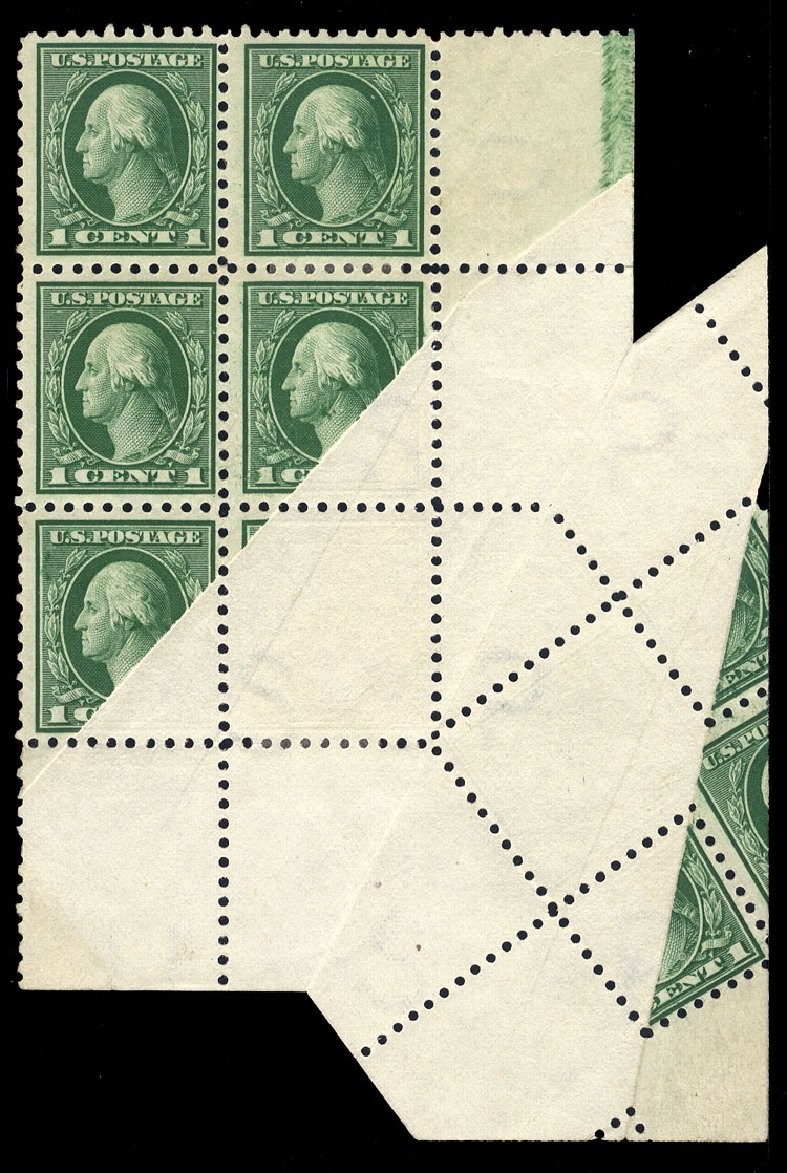 Cost of US Stamps Scott Catalog # 424: 1c 1914 Washington Perf 10. Cherrystone Auctions, Nov 2010, Sale 201011, Lot 167