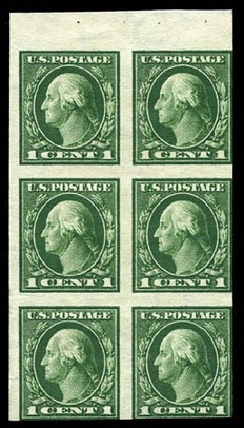 Prices of US Stamps Scott 424: 1914 1c Washington Perf 10. Matthew Bennett International, Mar 2012, Sale 344, Lot 4578