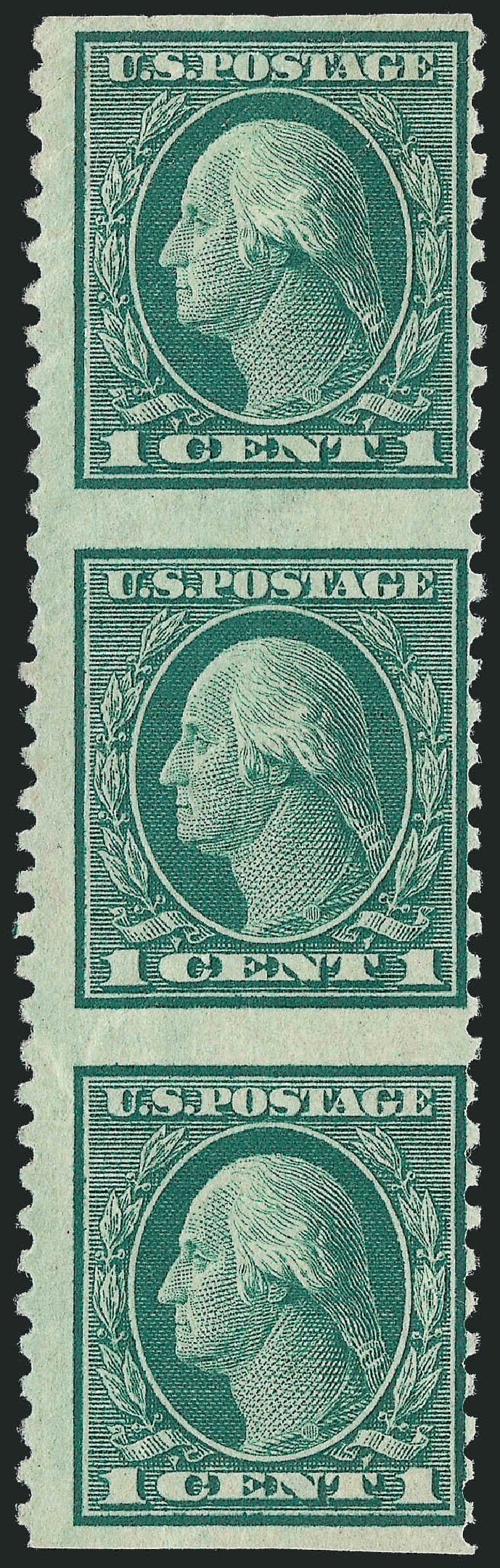 Cost of US Stamps Scott 424: 1914 1c Washington Perf 10. Robert Siegel Auction Galleries, Sep 2009, Sale 976, Lot 2011