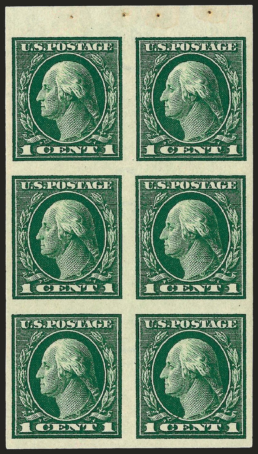 Cost of US Stamp Scott Catalog #424 - 1c 1914 Washington Perf 10. Robert Siegel Auction Galleries, Sep 2009, Sale 968B, Lot 542