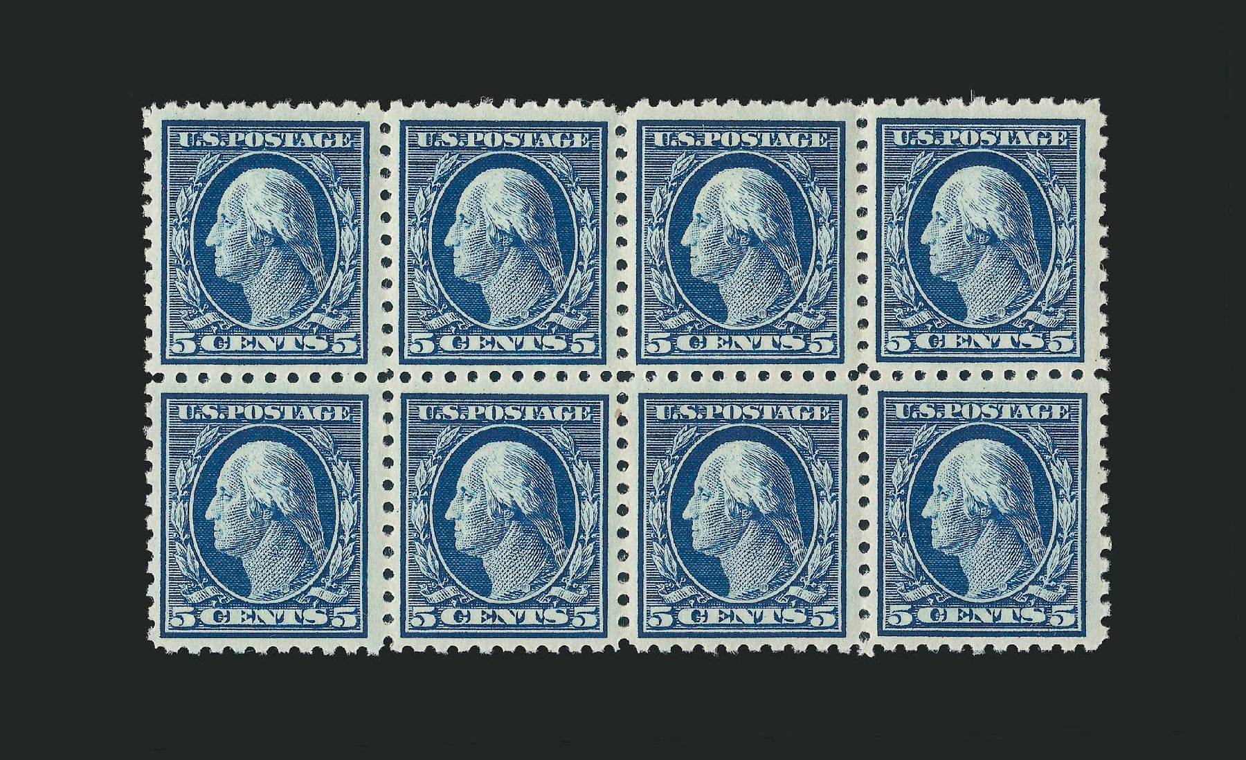 US Stamp Prices Scott Catalog #428 - 5c 1914 Washington Perf 10. Robert Siegel Auction Galleries, Jun 2009, Sale 975, Lot 1854