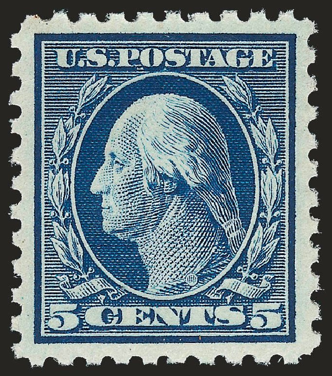 Values of US Stamp Scott Catalog 428: 5c 1914 Washington Perf 10. Robert Siegel Auction Galleries, Jun 2010, Sale 992, Lot 2474