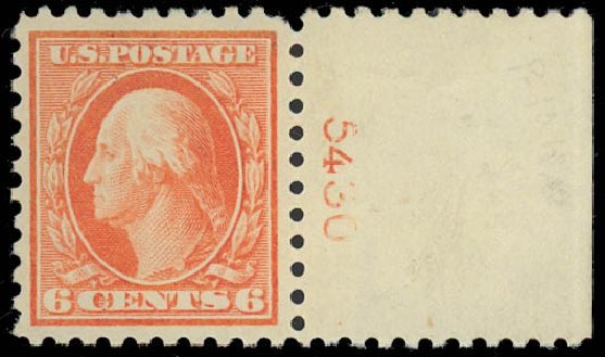 Price of US Stamp Scott Cat. # 429 - 6c 1914 Washington Perf 10. Daniel Kelleher Auctions, Oct 2012, Sale 632, Lot 1347