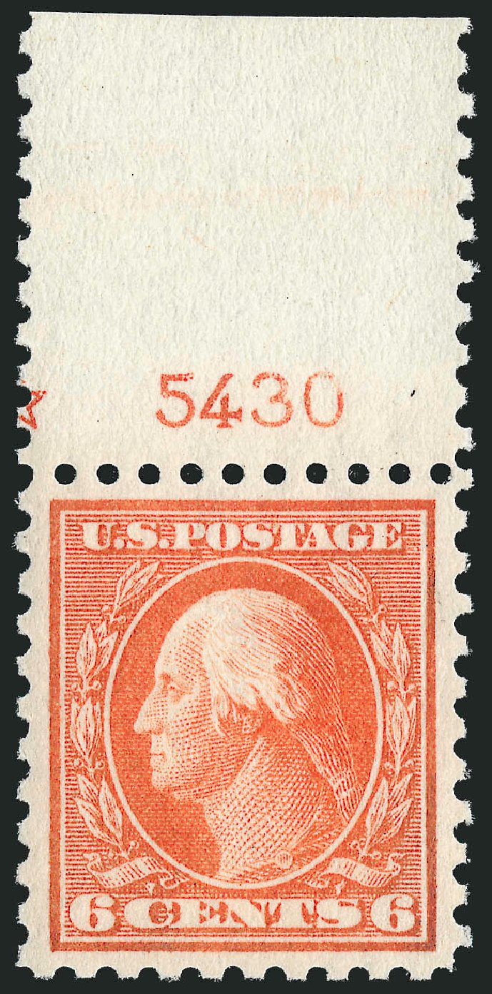 Costs of US Stamp Scott 429: 6c 1914 Washington Perf 10. Robert Siegel Auction Galleries, Dec 2009, Sale 982, Lot 5817