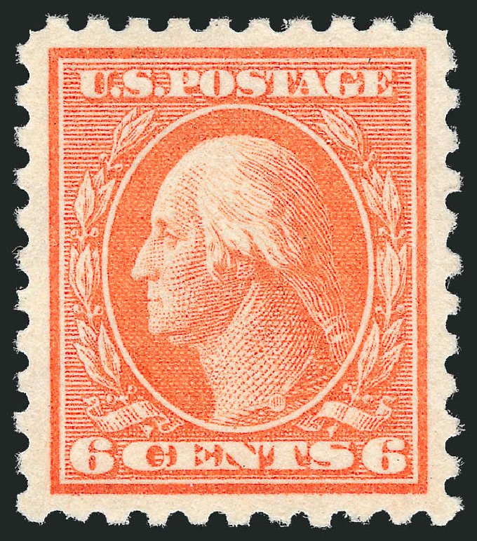 US Stamps Prices Scott Catalogue #429 - 1914 6c Washington Perf 10. Robert Siegel Auction Galleries, Jun 2011, Sale 1011, Lot 728