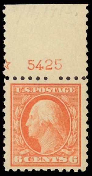 Price of US Stamp Scott # 429: 6c 1914 Washington Perf 10. Daniel Kelleher Auctions, Jun 2012, Sale 630, Lot 1839