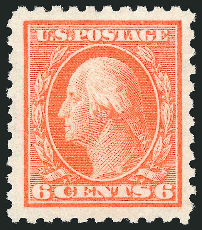 US Stamp Price Scott 429 - 6c 1914 Washington Perf 10. Robert Siegel Auction Galleries, Dec 2012, Sale 1037, Lot 2054