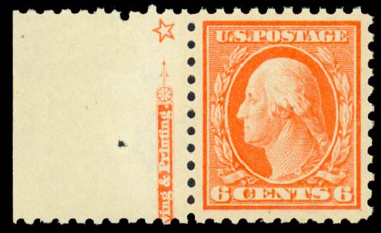 Cost of US Stamps Scott Catalogue # 429: 1914 6c Washington Perf 10. Daniel Kelleher Auctions, Sep 2013, Sale 639, Lot 3545