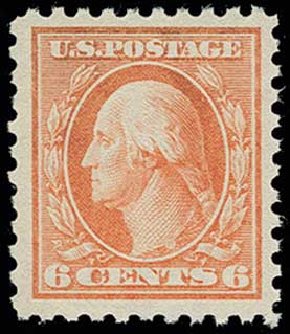US Stamps Price Scott #429: 1914 6c Washington Perf 10. H.R. Harmer, Jun 2013, Sale 3003, Lot 1302