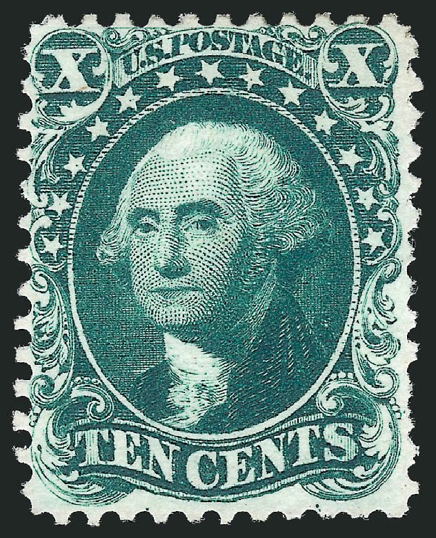 Costs of US Stamps Scott Catalog #43: 1875 10c Washington Reprint. Robert Siegel Auction Galleries, Oct 2011, Sale 1014, Lot 1147