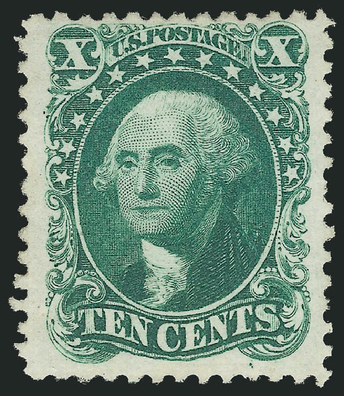Cost of US Stamps Scott Cat. # 43 - 1875 10c Washington Reprint. Robert Siegel Auction Galleries, Dec 2013, Sale 1062, Lot 167