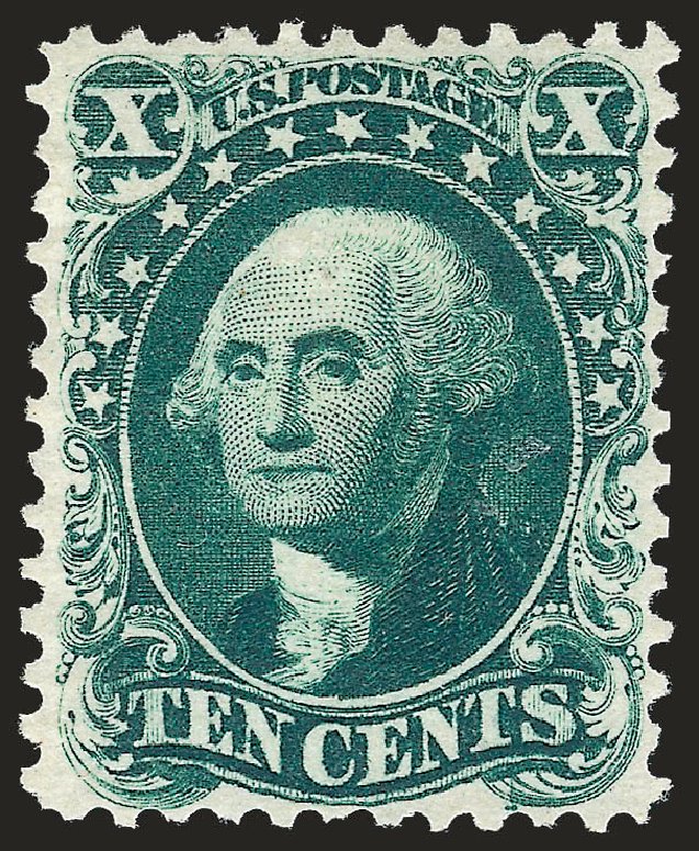 Costs of US Stamps Scott # 43: 1875 10c Washington Reprint. Robert Siegel Auction Galleries, Dec 2008, Sale 967, Lot 4157