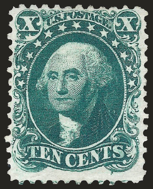 Costs of US Stamp Scott Catalog # 43: 1875 10c Washington Reprint. Robert Siegel Auction Galleries, Apr 2010, Sale 984, Lot 247