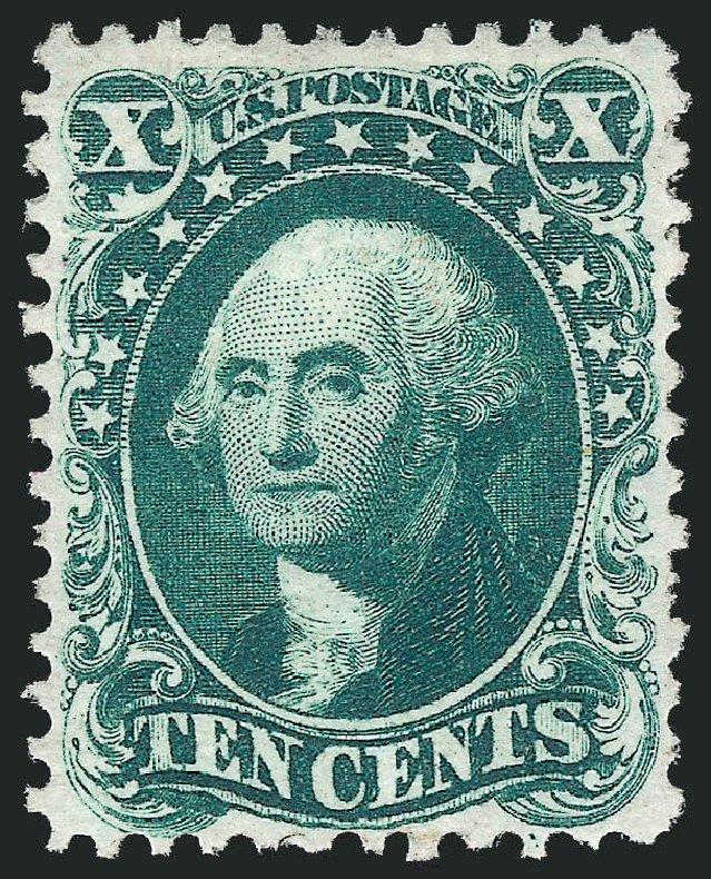 Price of US Stamps Scott Catalog # 43: 10c 1875 Washington Reprint. Robert Siegel Auction Galleries, Mar 2012, Sale 1021, Lot 200