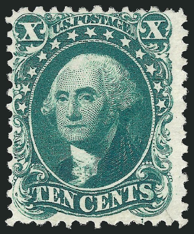 Prices of US Stamp Scott Cat. 43 - 10c 1875 Washington Reprint. Robert Siegel Auction Galleries, Dec 2012, Sale 1037, Lot 1520