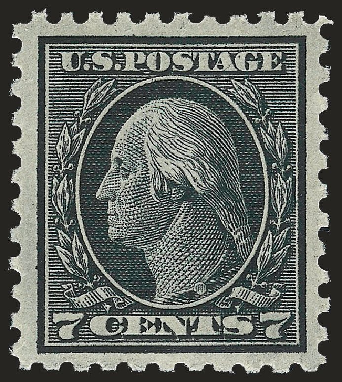 Costs of US Stamps Scott Catalog # 430 - 7c 1914 Washington Perf 10. Robert Siegel Auction Galleries, Sep 2009, Sale 968B, Lot 547