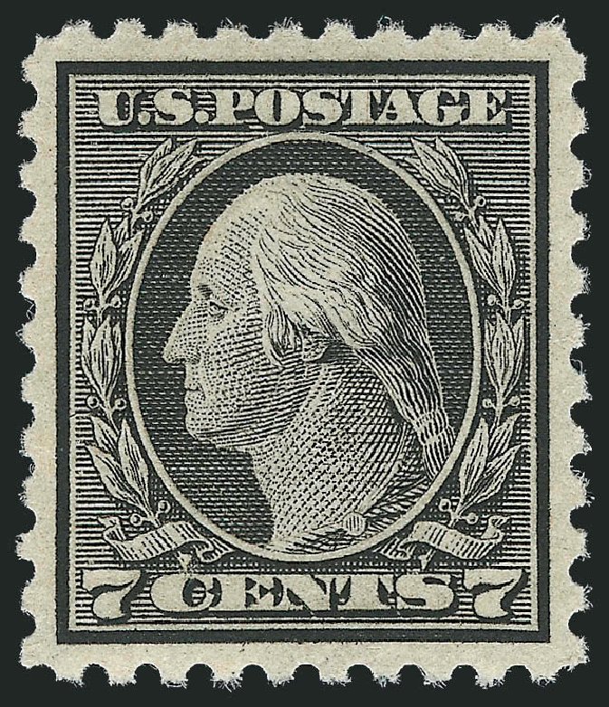 Value of US Stamps Scott Cat. # 430: 7c 1914 Washington Perf 10. Robert Siegel Auction Galleries, Dec 2009, Sale 982, Lot 5819
