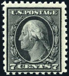 Cost of US Stamps Scott 430: 7c 1914 Washington Perf 10. Harmer-Schau Auction Galleries, Mar 2011, Sale 89, Lot 330