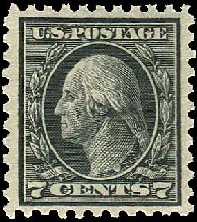 Prices of US Stamps Scott Catalogue # 430: 7c 1914 Washington Perf 10. Regency-Superior, Jan 2015, Sale 109, Lot 1215