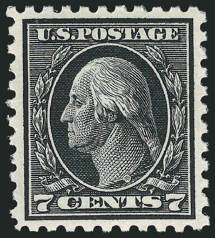 Price of US Stamps Scott 430: 7c 1914 Washington Perf 10. Robert Siegel Auction Galleries, Dec 2008, Sale 967, Lot 4762