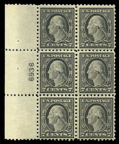 Price of US Stamps Scott Catalog #430: 1914 7c Washington Perf 10. Matthew Bennett International, Mar 2011, Sale 337, Lot 2903