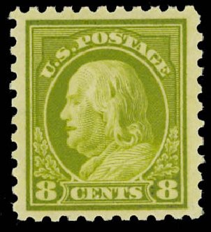 Prices of US Stamp Scott Catalogue # 431 - 8c 1914 Franklin Perf 10. Daniel Kelleher Auctions, Jan 2012, Sale 628, Lot 498