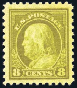 Costs of US Stamp Scott Catalogue # 431 - 1914 8c Franklin Perf 10. Harmer-Schau Auction Galleries, Jun 2008, Sale 78, Lot 1561