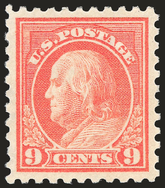 Costs of US Stamp Scott Catalogue # 432: 9c 1914 Franklin Perf 10. Robert Siegel Auction Galleries, Jun 2010, Sale 992, Lot 2475