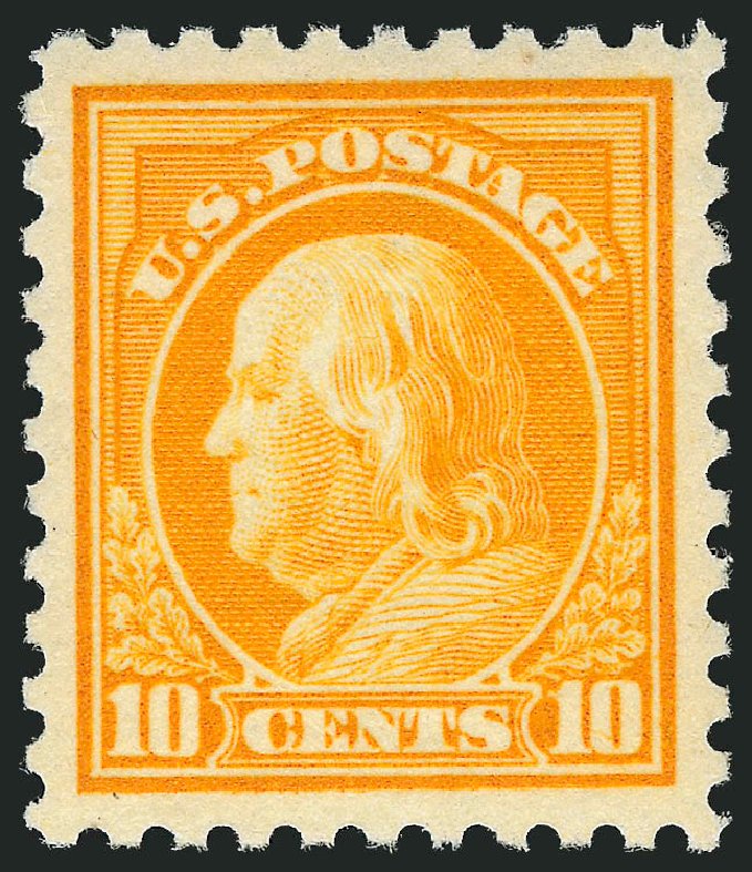 Costs of US Stamps Scott Catalog # 433: 10c 1914 Franklin Perf 10. Robert Siegel Auction Galleries, Nov 2012, Sale 1034, Lot 403