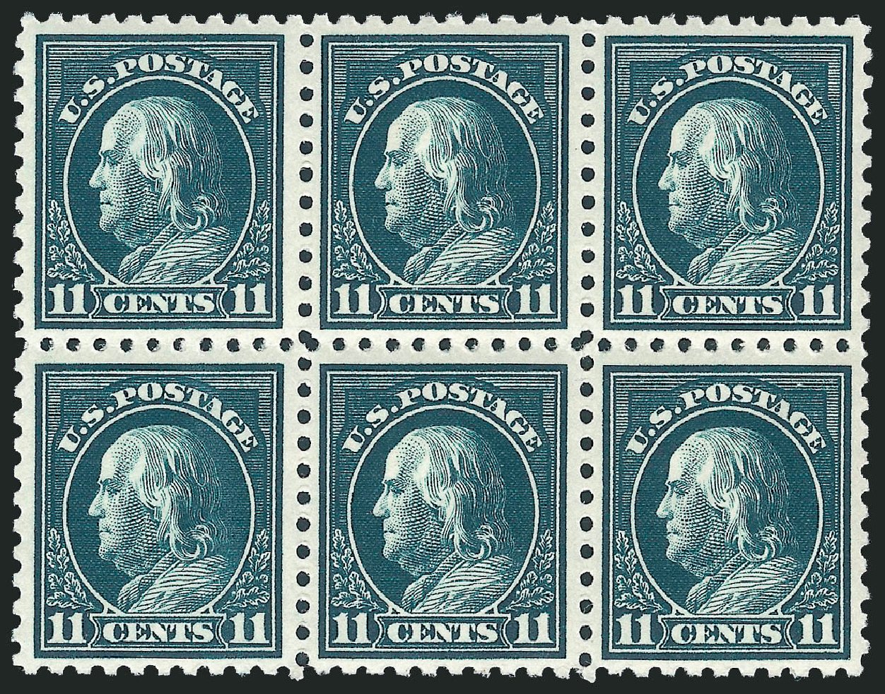 Price of US Stamps Scott Cat. 434: 1915 11c Franklin Perf 10. Robert Siegel Auction Galleries, Mar 2012, Sale 1019, Lot 809