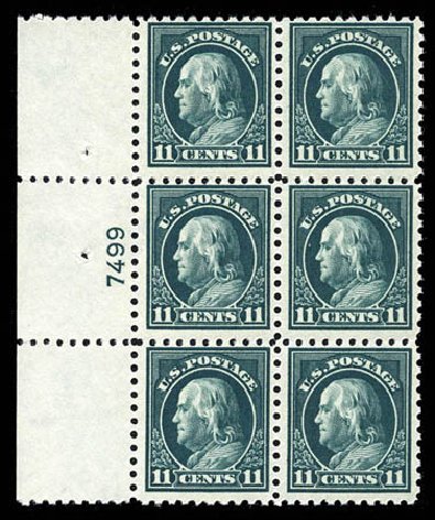 Cost of US Stamp Scott Catalog # 434 - 1915 11c Franklin Perf 10. Matthew Bennett International, Mar 2012, Sale 344, Lot 4591