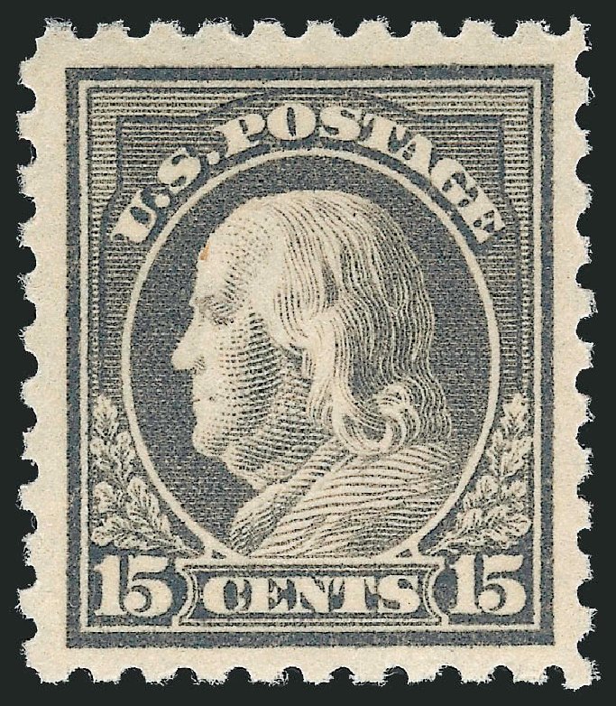 Prices of US Stamps Scott #437 - 15c 1914 Franklin Perf 10. Robert Siegel Auction Galleries, May 2013, Sale 1044, Lot 276