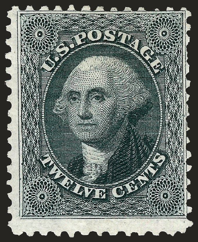 US Stamps Price Scott Catalog 44 - 12c 1875 Washington Reprint. Robert Siegel Auction Galleries, Sep 2008, Sale 962, Lot 2309