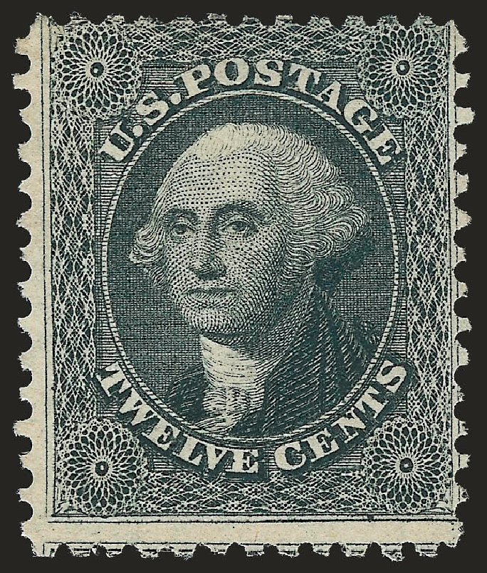 US Stamps Price Scott Catalogue #44 - 1875 12c Washington Reprint. Robert Siegel Auction Galleries, Apr 2010, Sale 984, Lot 249