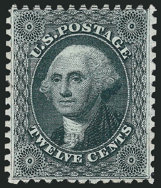 Costs of US Stamp Scott Cat. 44: 12c 1875 Washington Reprint. Robert Siegel Auction Galleries, Oct 2011, Sale 1014, Lot 1150