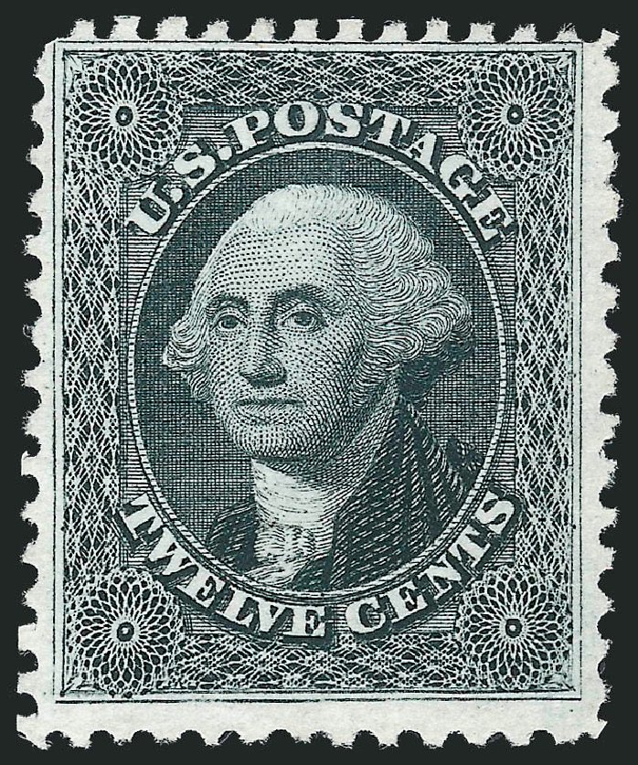 US Stamps Price Scott Catalog #44: 12c 1875 Washington Reprint. Robert Siegel Auction Galleries, Dec 2012, Sale 1036, Lot 105