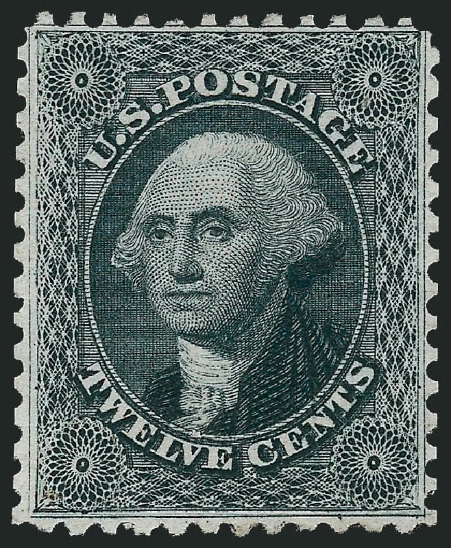 Costs of US Stamps Scott Catalog 44: 1875 12c Washington Reprint. Robert Siegel Auction Galleries, Sep 2010, Sale 993, Lot 362