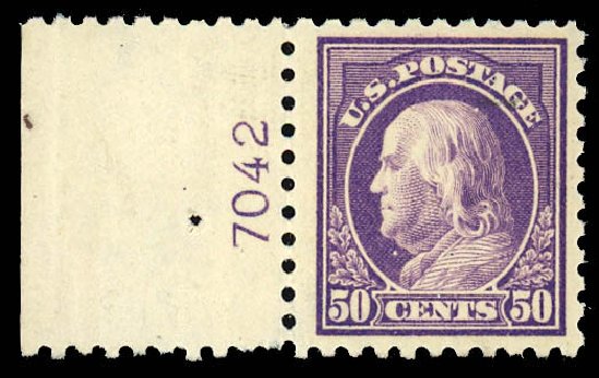 Costs of US Stamps Scott Cat. # 440: 50c 1915 Franklin Perf 10. Daniel Kelleher Auctions, Dec 2012, Sale 633, Lot 781