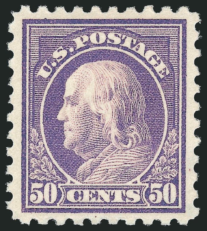 Costs of US Stamps Scott Cat. # 440 - 50c 1915 Franklin Perf 10. Robert Siegel Auction Galleries, Mar 2014, Sale 1067, Lot 1531