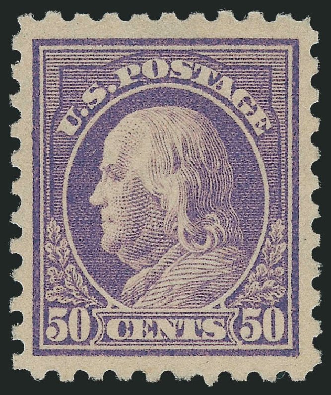 Cost of US Stamp Scott Catalogue #440 - 50c 1915 Franklin Perf 10. Robert Siegel Auction Galleries, Mar 2011, Sale 1007, Lot 2724