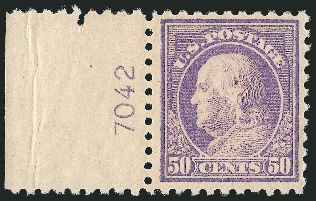 US Stamp Price Scott Catalog #440 - 50c 1915 Franklin Perf 10. Robert Siegel Auction Galleries, Oct 2012, Sale 1033, Lot 4222