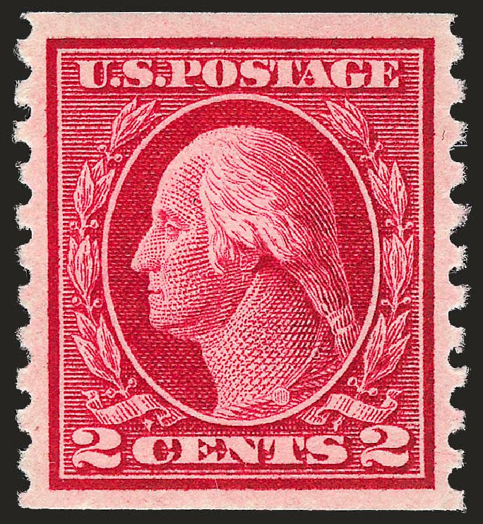 Costs of US Stamp Scott # 444: 1914 2c Washington Coil Perf 10 Vertically. Robert Siegel Auction Galleries, Sep 2009, Sale 968B, Lot 568
